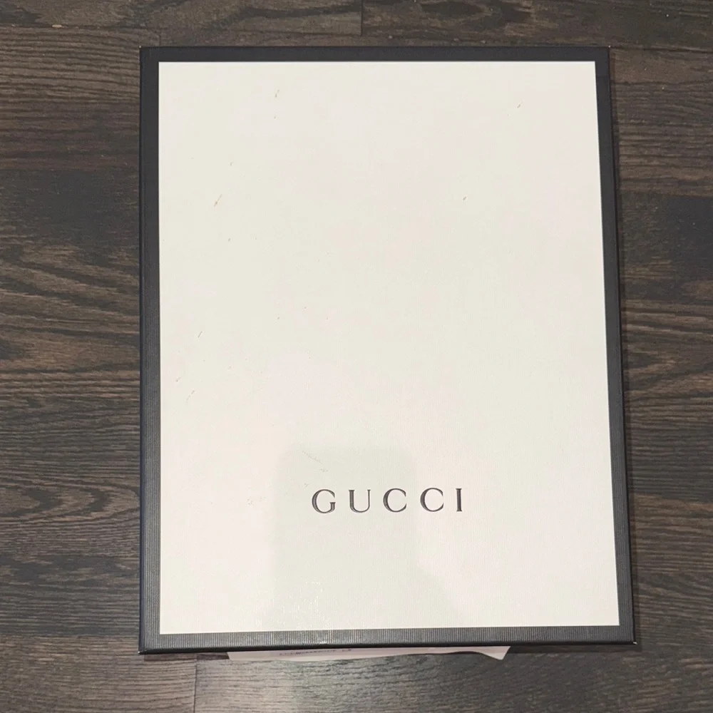 Gucci Leather Ace Stripe High Top Sneaker-523472-Authentic-NIB